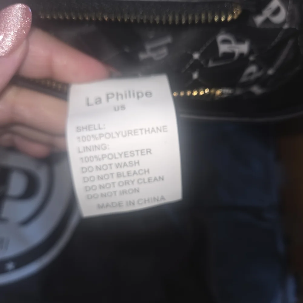 La Philipe Pink Graphic Tote Bag - Picture 4 of 6